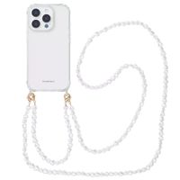 imoshion Back Cover mit Band + Armband iPhone 16 Pro Max - Perlenherzen