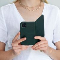 Selencia Echtleder Klapphülle für das Huawei Mate 20 - Grün