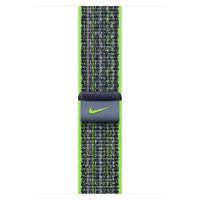 Apple Nike Sport Loop Armband für Apple Watch Series 1 bis 10 / SE / Ultra (2) (44/45/46/49 mm) - Bright Green/Blue