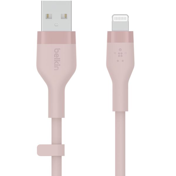 Belkin Boost↑Charge™ USB-A- auf Lightning-Kabel aus Silikon - 1 Meter - Rosa