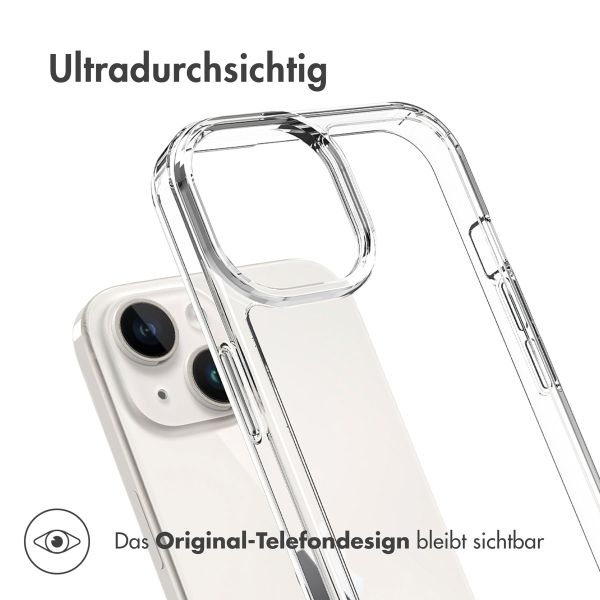 Accezz Xtreme Impact Backcover für das iPhone 15 - Transparent