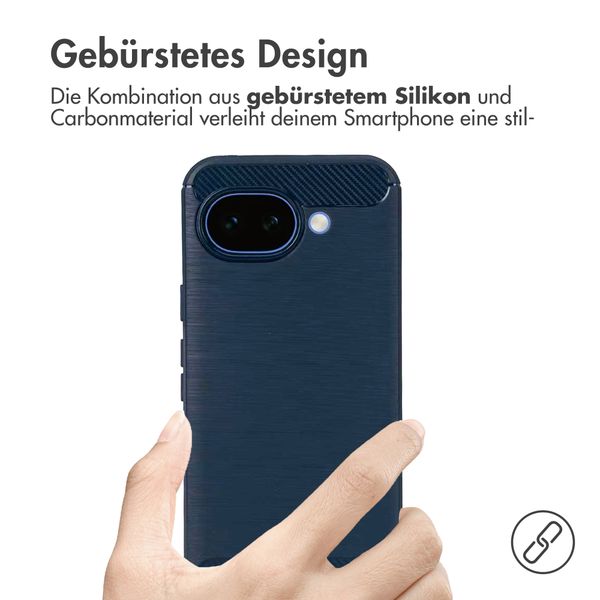 imoshion Brushed Back Cover Google Pixel 10a - Dunkelblau