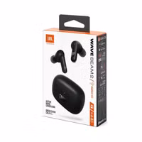 JBL Vibe Beam 2 Earbuds - Kabellose Ohrhörer - Aktive Geräuschunterdrückung - Schwarz