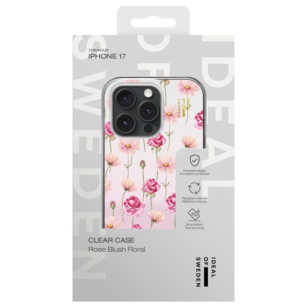 iDeal of Sweden Mirror Case Apple iPhone 17 - Rose Blush Floral