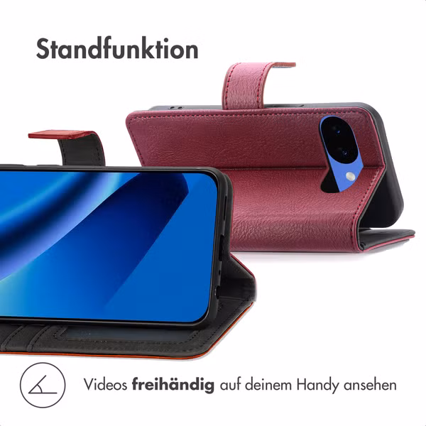 imoshion Luxuriöse Klapphülle Google Pixel 10a - Bordeaux