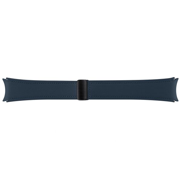 Samsung Original D-Buckle Hybrid-Lederband normal M/L für das Galaxy Watch 6 / 6 Classic / 5 / 5 Pro- Indigo