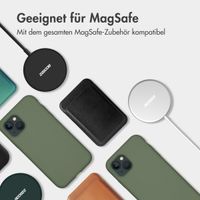 Accezz Liquid Silikoncase mit MagSafe Apple iPhone 15 Pro - Cooper Green