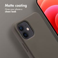 imoshion Color Backcover mit abnehmbarem Handykette und MagSafe Apple iPhone 12 (Pro) - Black Coffee