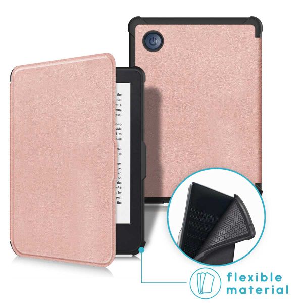 imoshion Slim Soft Case Klapphülle Kobo Clara 2E / Tolino Shine 4 - Rosé gold