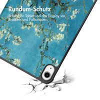 imoshion Design Trifold Klaphülle Apple iPad Mini 7 (2024) / iPad Mini 6 (2021) - Green Plant