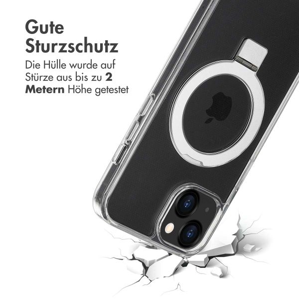 Accezz Ring Stand Backcover mit MagSafe iPhone 13 - Transparent