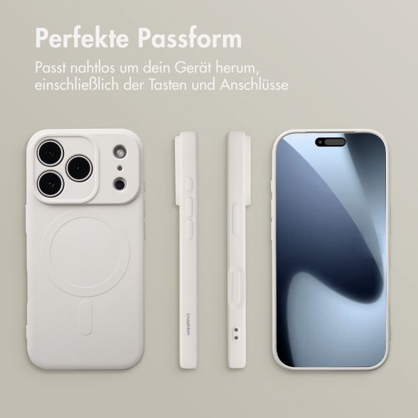imoshion Color Back Cover mit MagSafe Apple iPhone 17 Pro - Beige