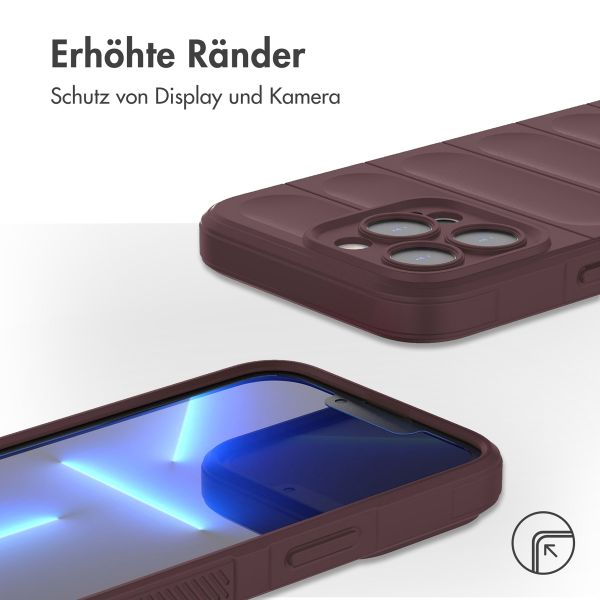 imoshion EasyGrip Back Cover für das iPhone 13 Pro - Aubergine