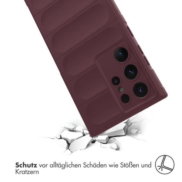 imoshion EasyGrip Back Cover für das Samsung Galaxy S24 Ultra - Aubergine 