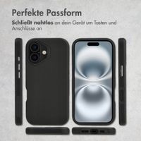 Accezz Tough Back Cover mit MagSafe Apple iPhone 16 - Schwarz