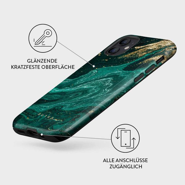 Burga Tough Back Cover für das iPhone 12 (Pro) - Emerald Pool