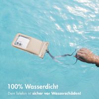 imoshion Floating Waterproof Pouch - Universelle wasserdichte Handyhülle - Beige