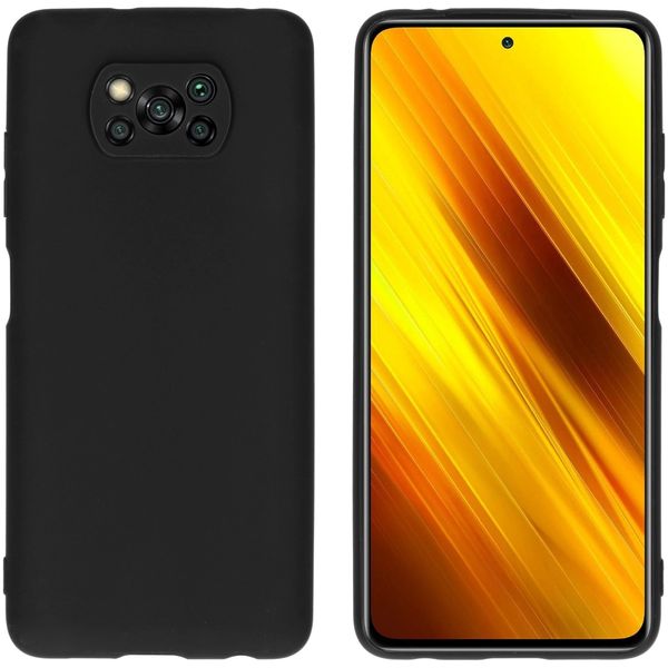 imoshion Color TPU Hülle für das Xiaomi Poco X3 (Pro)  - Schwarz