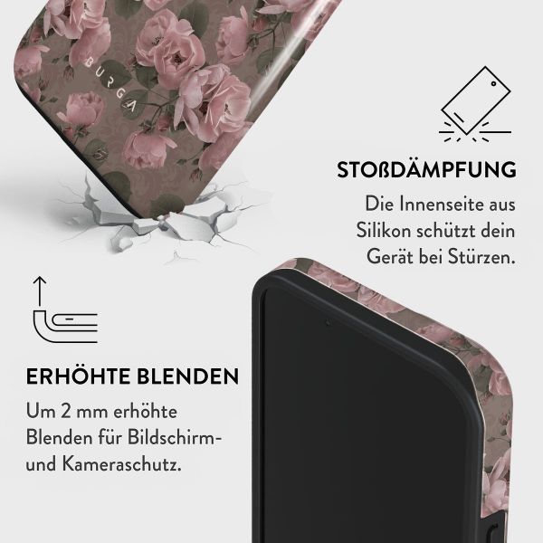 Burga Tough Back Cover für das iPhone 15 - Vintage Glamour