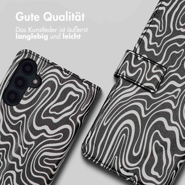 imoshion Design Klapphülle Samsung Galaxy A54 (5G) - Black And White