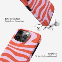 Selencia Vivid Tough Back Cover für das iPhone 15 Pro - Dream Swirl Pink