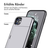 imoshion Backcover mit Kartenfach Apple iPhone 11 - Grau