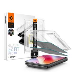 Spigen GLAStR Privacy EZ Fit Displayschutzfolie + Applicator - 2er-Pack Apple iPhone Duo