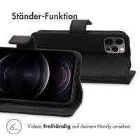 imoshion Luxuriöse Klapphülle iPhone 12 (Pro) - Schwarz