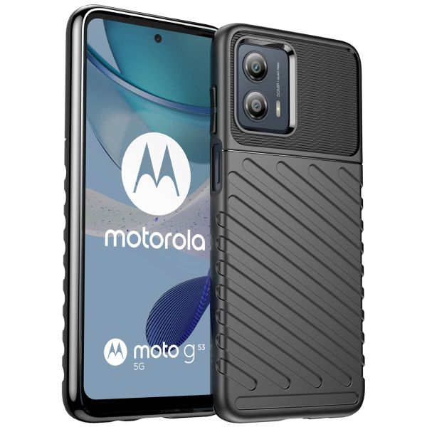 imoshion Thunder Backcover für das Motorola Moto G53 - Schwarz