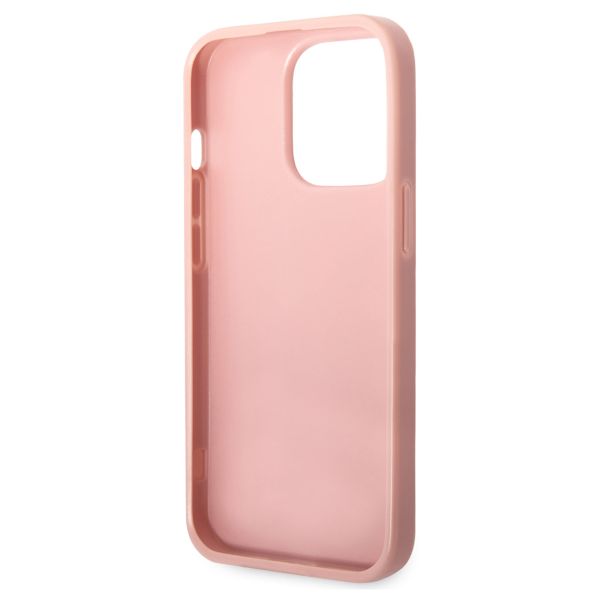 Guess Glitter Flakes Back Cover Apple iPhone 14 Pro - Rosa