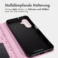 imoshion Design Klapphülle Samsung Galaxy A35 - Blush Berries