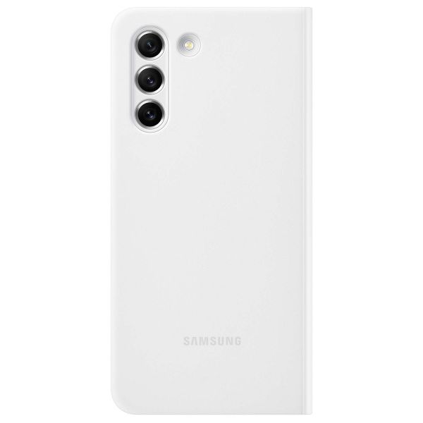 Samsung Original Clear View Cover Klapphülle für das Galaxy S21 FE - White