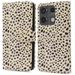 imoshion Design Klapphülle Xiaomi Redmi Note 13 Pro (5G) / Poco X6 - Black And White Dots