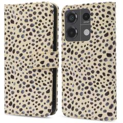 imoshion Design Klapphülle für das Xiaomi Redmi Note 13 Pro (5G) / Poco X6 - Black And White Dots