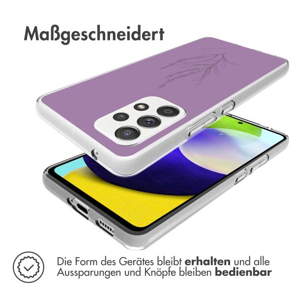 imoshion Design Hülle für das Samsung Galaxy A53 - Floral Purple