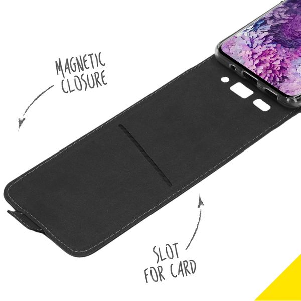 Accezz Flip Case Samsung Galaxy S20 - Schwarz
