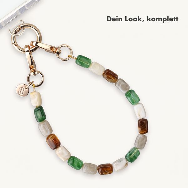 Selencia Smoked Quartz Armband - Earth Tones