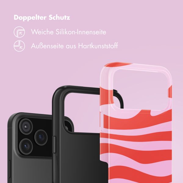 Selencia Vivid Back Cover Apple iPhone 17 Pro - Dream Swirl Pink