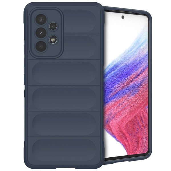 imoshion EasyGrip Back Cover für das Samsung Galaxy A53 - Dunkelblau