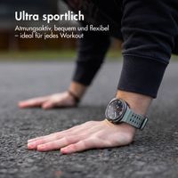 imoshion Ocean Silikonarmband für das  Samsung Galaxy Watch Ultra (2024/2025) - Grayish Green