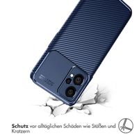 imoshion Carbon-Hülle für das Realme 9 Pro - Blau