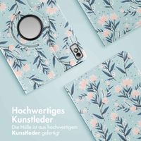 imoshion 360° drehbare Design Klapphülle Lenovo Tab M10 5G - Flowers