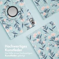 imoshion 360° drehbare Design Klapphülle für das Lenovo Tab M10 5G - Flowers