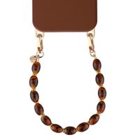 Selencia Tortoise Shell-Handykette - Brown
