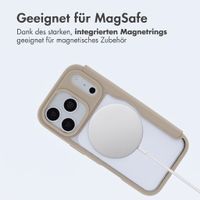 imoshion Transparente Bookcase mit MagSafe Apple iPhone 18 Pro / 17 Pro - Beige
