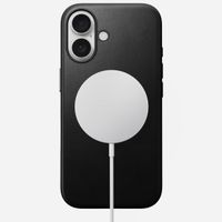 Nomad Modern Leather Case für das iPhone 16 - Black