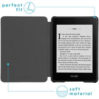 imoshion Design Slim Hard Case Sleepcover für das Amazon Kindle 10 - Black Graphic