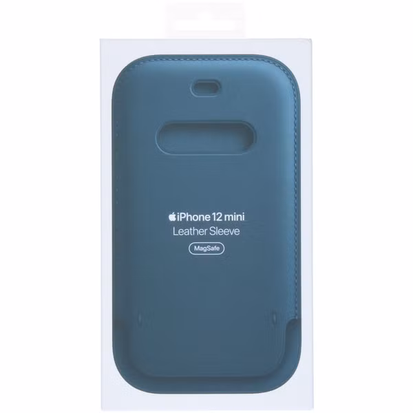 Apple Ledersleeve MagSafe für das Apple iPhone 12 Mini - Baltic Blue