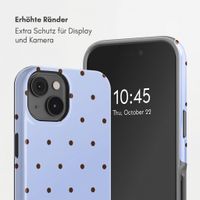 Selencia Vivid Back Cover Apple iPhone 14 - Happy Dots Digital Sky