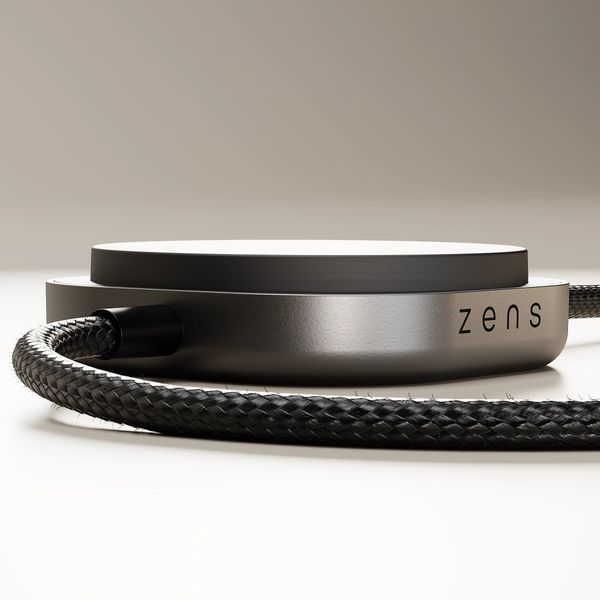 Zens Pro 2 USB-C-Kabel mit kabellosem Ladegerät für Telefon / Earbuds - MagSafe und Qi2 - Schwarz